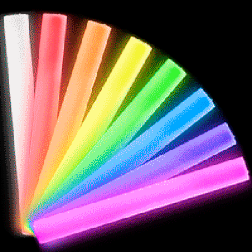 LED Flashing 16 Inch Multi-Color Foam Baton