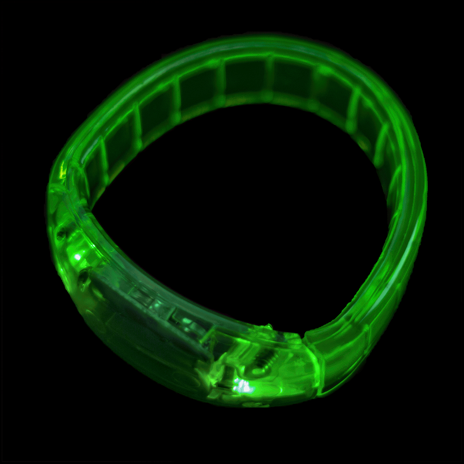 LED Flashing Bracelet Green