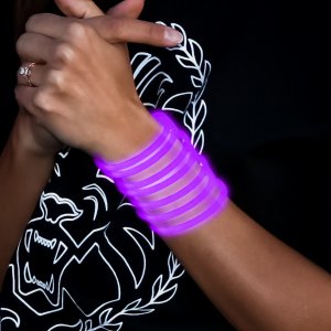 8 Inch Glowstick Bracelets - Purple