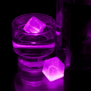 LED Light Up Ice Cubes - Pink