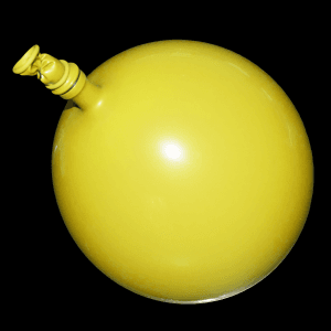 LED Light Up 14 Inch Blinky Balloons - Yellow