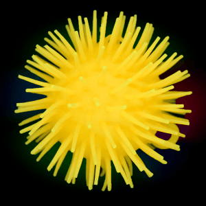 LED Flashing Pom-Pom Ball- Yellow