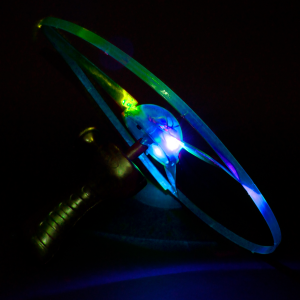 9.5" Light-Up Flying Disc- Blue