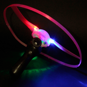9.5" Light-Up Flying Disc- Pink