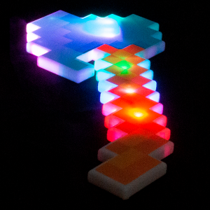 18" LED Light-Up Pixel Axe