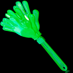 Light-Up Hand Clappers- Green