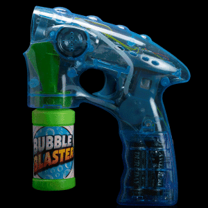 7" Light-Up Blue Bubble Blaster
