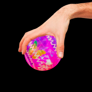 2.5" Light-Up Bounce Ball- Pink