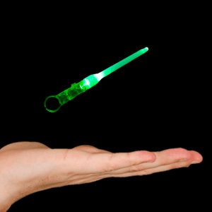 5.5" Light-Up Sword Ring- Green