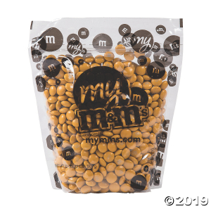 Bulk Gold M&Ms® Chocolate Candies (1000 Piece(s))