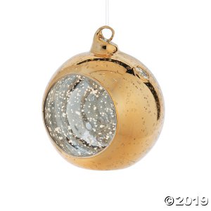 Gold Mercury Hanging Globes (1 Piece(s))