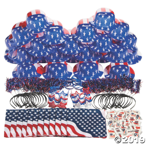 Patriotic Wearables Assortment for 48 (1 Set(s))