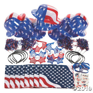 Patriotic Wearables Assortment for 48 (1 Set(s))