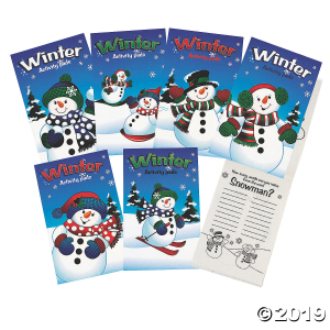 Fun Winter Activity Pads (Per Dozen)