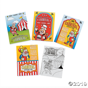 Carnival Activity Pads (Per Dozen)
