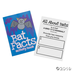 Bat Facts Activity Books (Per Dozen)