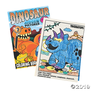 Dinosaur Image Hunt Coloring Books (Per Dozen)