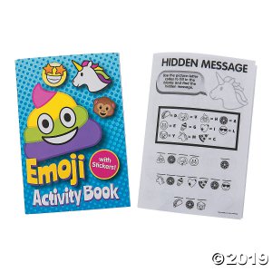 Emoji Activity Books with Stickers (Per Dozen)