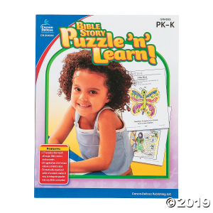 Carson-Dellosa Bible Story Puzzle 'n' Learn Book - Pre-K-K (1 Piece(s))