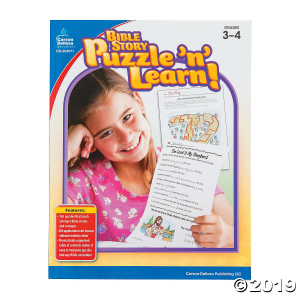 Carson-Dellosa Bible Story Puzzle 'n' Learn Book - Grades 3-4 (1 Piece(s))