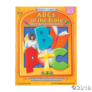 Carson-Dellosa ABCs of the Bible Coloring Book - Pre-K-K (1 Piece(s))