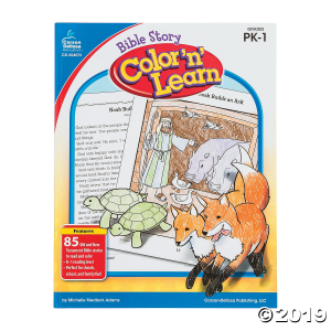 Carson-Dellosa Bible Story Color 'n' Learn Book - Pre-K-Grade 1 (1 Piece(s))