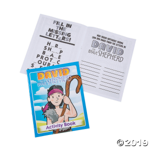 David the Brave Shepherd Activity Books (Per Dozen)