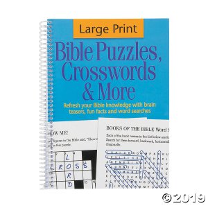 Bible Puzzle & Crosswords Activity Spiral Book (1 Piece(s))