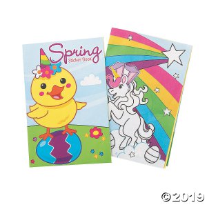 Spring Sticker Books (Per Dozen)