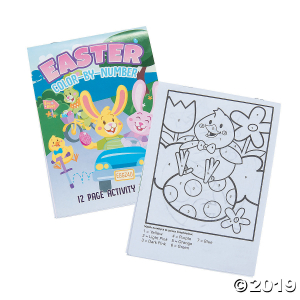 Easter Color by Number Activity Books (24 Piece(s))