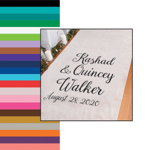 Personalized Names Aisle Runner (1 Roll(s))