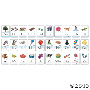 Zaner-Bloser Spanish Alphabet Cards (1 Set(s))