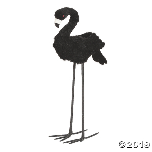 Light-Up Black Flamingo Halloween Decoration (1 Piece(s))