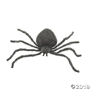 Jumbo Stuffed Spider with Light-Up Eyes Halloween Decoration (1 Piece(s))