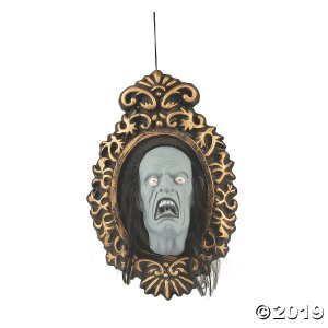 Hanging Mirror with Jumping Face Halloween Decoration (1 Piece(s))