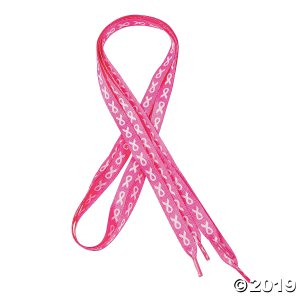 Breast Cancer Awareness Shoelaces (6 Pair)