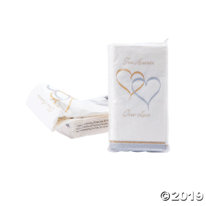 Two Hearts One Love Swankie Hankie Handkerchief Pack (1 Piece(s))