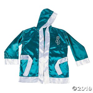 Teal Ribbon Boxing Robe (1 Piece(s))