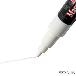 White Marvy Uchida® Fine Point Bistro Chalk Marker (1 Set(s))