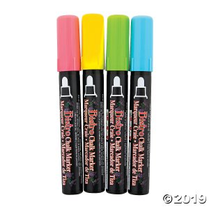 Marvy® Fluorescent Broad Point Chalk Markers (1 Set(s))