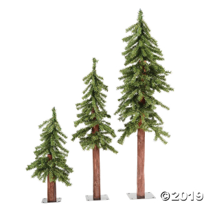 Vickerman 2' 3' 4' Natural Alpine Christmas Tree - Unlit (1 Piece(s))