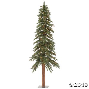 Vickerman 6' Natural Alpine Christmas Tree with Multi-Colored Lights (1 Piece(s))
