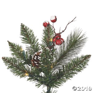 Vickerman 3' Snow Tipped Pine and Berry Artificial Christmas Tree Unlit (1 Piece(s))