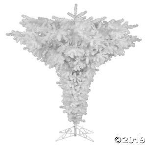 Vickerman 5' Crystal White Spruce Upside Down Christmas Tree - Unlit (1 Piece(s))
