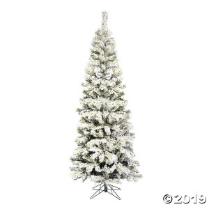 Vickerman 7.5' Flocked Pacific Christmas Tree - Unlit (1 Piece(s))