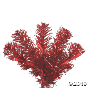 Vickerman 6.5' Red Pencil Christmas Tree with Red LED Lights (1 Piece(s))