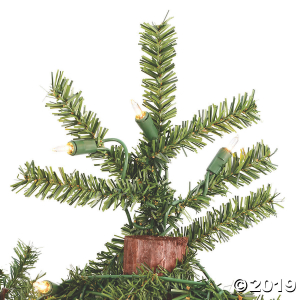 Vickerman 2' 3' 4' Natural Alpine Christmas Tree Set with Clear Lights (1 Piece(s))