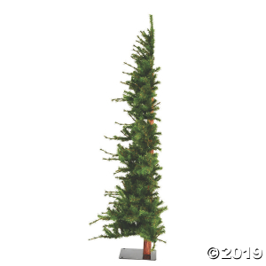 Vickerman 6' Minnesota Pine Half Christmas Tree with Clear Lights (1 Piece(s))