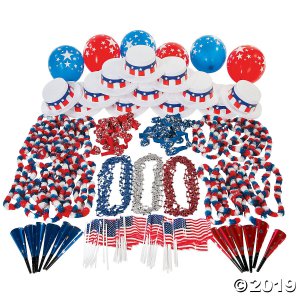 Patriotic Party Kit For 50 (1 Set(s))