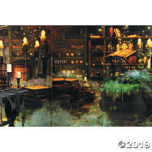 Witches' Kitchen Backdrop Halloween Decoration (1 Set(s))